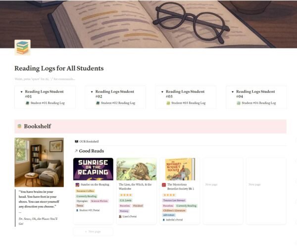 The Savvy Homeschool Digital Planner Template