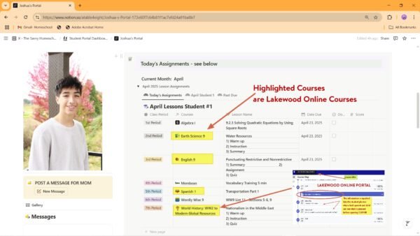 The Savvy Homeschool Digital Planner Template